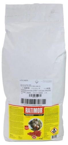 Trutka na myszy i szczury, granulat, 10 kg, Ratimor, bromadiolon