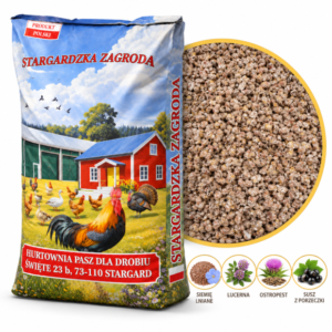 Kaczka/Gęś 2 z ziołami (od 5 do końca tuczu) STARGARDZKA ZAGRODA - 25 kg